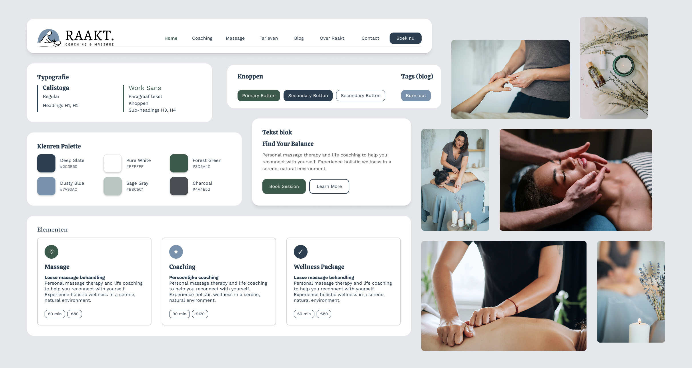 Mock-up website projecten
